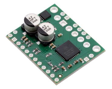 Pololu AMIS-30543 stepper driver carrier – set oppefra