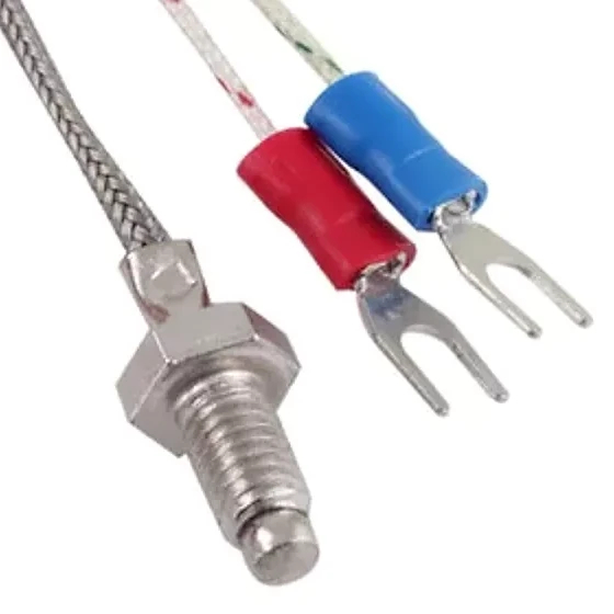 K-type termoelement K1M M6 – drejelig gevindføler, 1 m, 0-400 °C