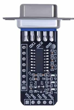 RS232 (DB9), RS485 og CAN til TTL-moduler – set med DB9-stik og grønne skrueterminaler