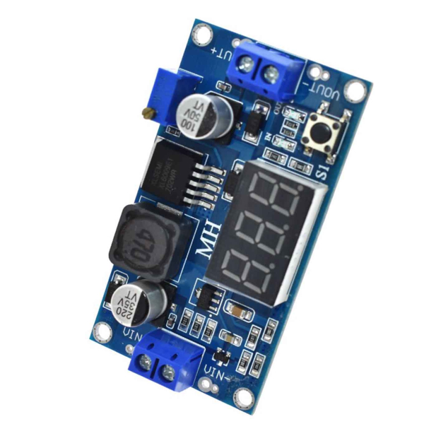 XL6009 DC-DC step-up board med LED-display