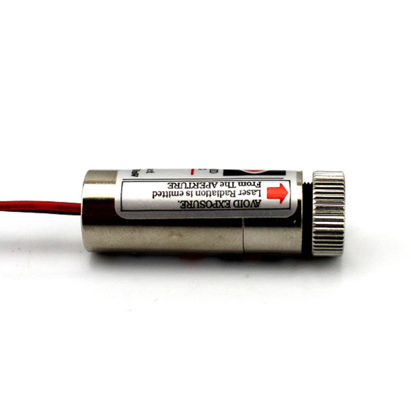 650nm rød prik-/punktlaser-modul 5 mW (SYD1230, Φ12 × 35 mm)