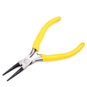 Mini låseringstang (seegertang) 5" i CR-V-stål med gult håndtag